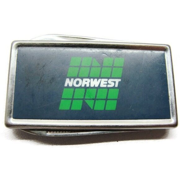 Barlow Norwest Money Clip Silver Tone Knife File Credit Card Cash ID - Picture 3 of 10